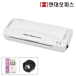현대오피스 소형 A4 코팅기 PL-240 A4+ A4코팅지 + 코너라운더