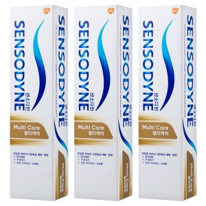 센소다인 멀티케어 치약 3개 시린이 충치 구취 제거 상쾌함