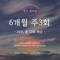 정규 Membership 6개월 평균 주3회 (24주 제공 / 총 72회)