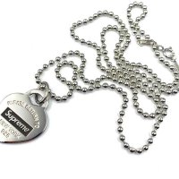 슈프림 X 티파니앤코 콜라보 Heart Tag Pendant 목걸이 SUP-FW21-271