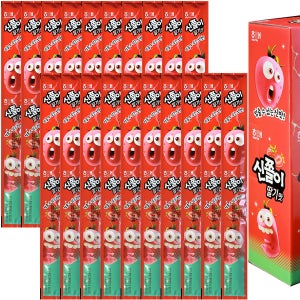해태 신쫄이 새콤딸기 24g x 20개,젤리 카라멜 사탕