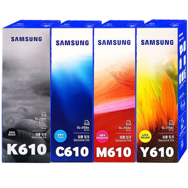[4색세트] 삼성 INK-K610 C610 M610 Y610 정품잉크 J1560 J1565