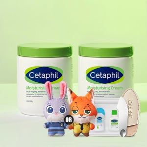 [주토피아 키링 증정] 세타필 크림 550g 2개+미니x2 모이스춰라이징 고보습