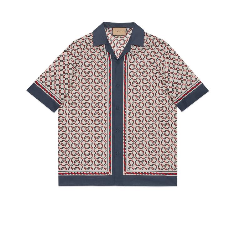 Geometric G-print Shirt