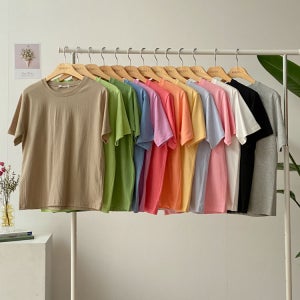1+1 색감예쁜 기본 반팔 티셔츠 13color