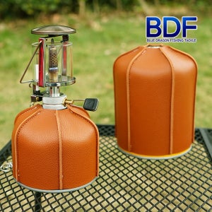 청룡조구 이소가스 가죽워머 230g 450g 가스커버 캠핑용 차박 소품 감성캠핑 불멍