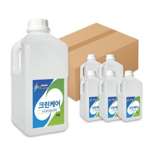 비츄인 크린케어 순수케어 알콜 58.8 주방 기구 아기장난감 뿌리는소독제 1.5L, 6개