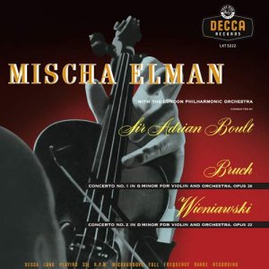 Mischa Elman 미샤 엘만 바이올린 협주곡집 - 브루흐 / 비에냐프스키 ﻿+ 구입하시면 일본 수입 음반 1장을 랜덤 발송해 드립니다