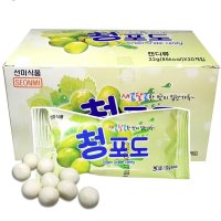 선미 청포도맛캔디(30개한통) 츄잉캔디 젤리빈 아팟치 아폴로 빨대과자