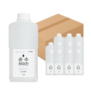 비츄인 순수하이진 미산성차아염소산수 주방기구 살균소독제 1.5L, 12개