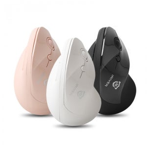 MEDIC-EM1 항균 무선 버티컬 마우스 (화이트)