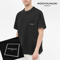 JRKR) 우영미 베이직 백 로고 티셔츠 반팔티 [WOOYOUNGMI] Back Logo Tee WHITE