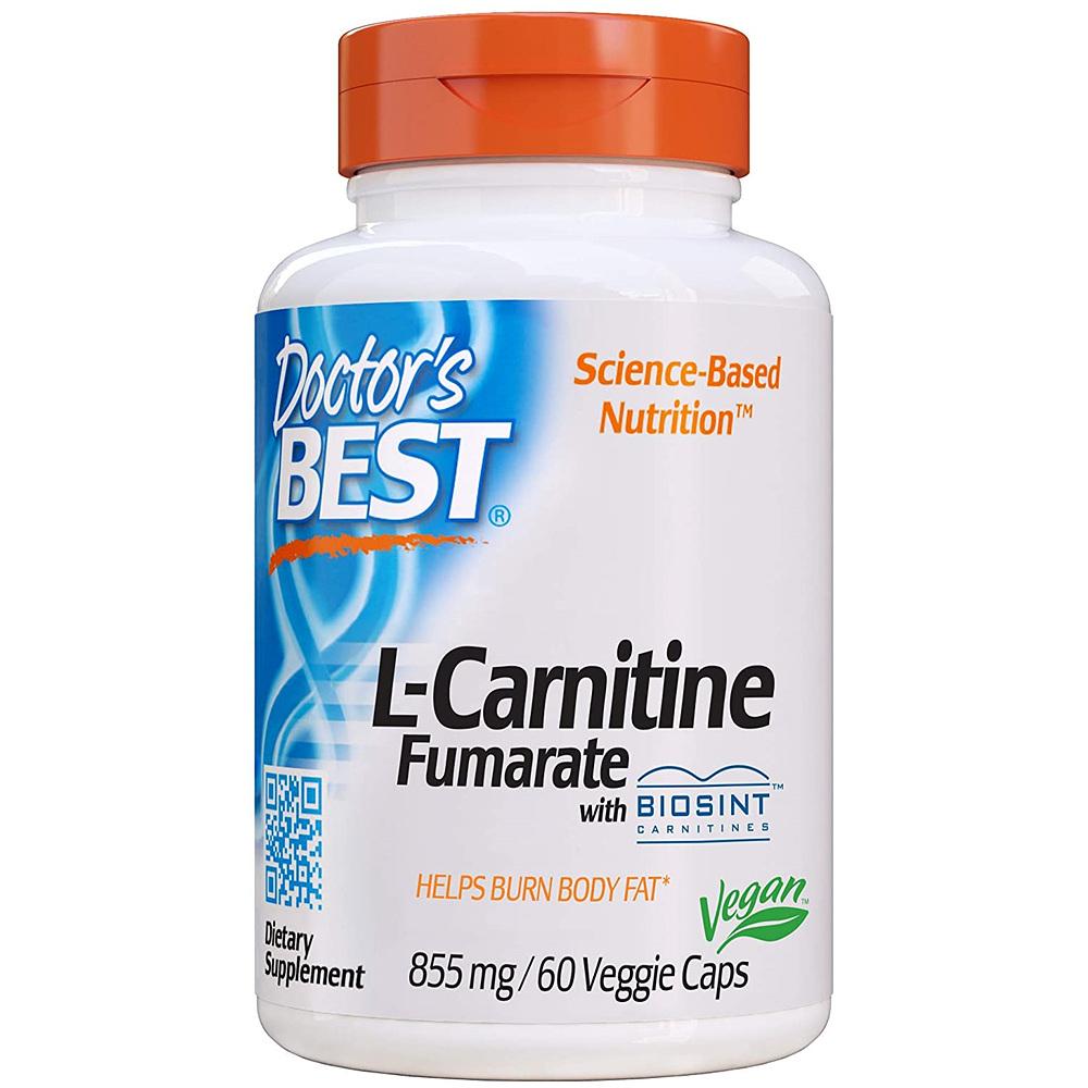 Doctor’s Best <b>닥터스</b>베스트 엘카르니틴 푸마르산 855mg 60베지캡슐