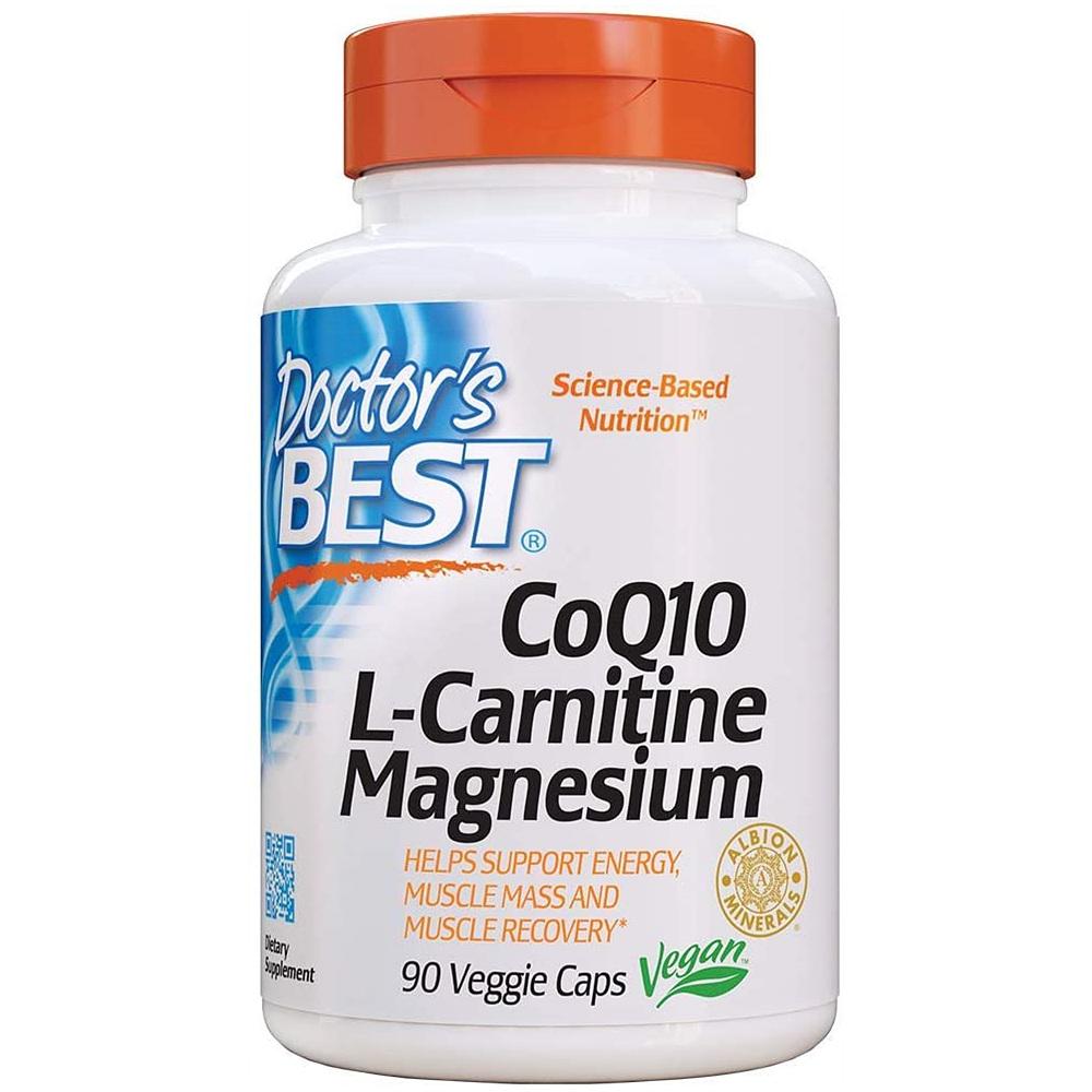 Doctor’s Best <b>닥터스</b>베스트 코큐텐 엘카르니틴 마그네슘 90베지캡슐