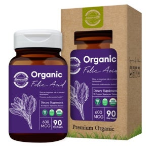 유기농 엽산제 6개월분 임산부 엽산보충제 FOLICACID