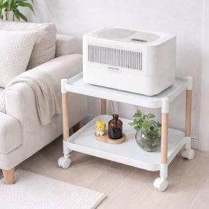 웰이즈 이동식 네이처 트롤리 가습기 2단 3단 수납 선반