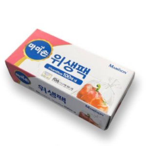마미손 위생팩 크린백 위생비닐봉투 100매 미니 소