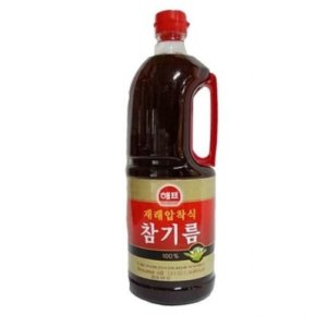 사조해표 해표 재래압착식 참기름 1.8L