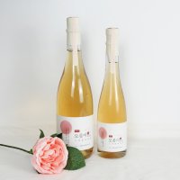 솔티마을 오롯이 복숭아 스파클링 와인 750ml 9도 국산 과실주 와인선물