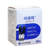 아큐라 혈당 측정 검사지 50매 당뇨 혈당 시험지