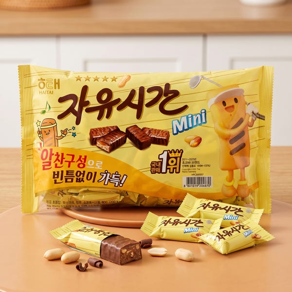 해태 자유시간 미니 초콜릿 대용량 초코바 860G(약86개)