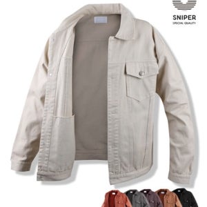 (스나이퍼샵)트러커 데일리 남자 봄 코튼자켓
