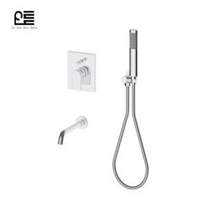 칼리스토 실버 사각매립샤워세트 C TYPE