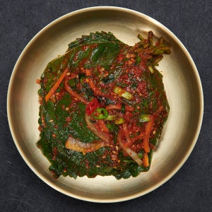 김권태 김치 옥과 맛있는 전라도 깻잎김치 1kg 국내산 100% 재료