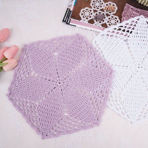 [패키지] 글로리 헥사곤 도일리 뜨개질 인테리어 소품뜨기 코바늘 DIY