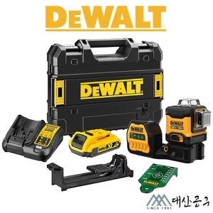 디월트 12V/20V 그린 레이저 레벨기 DCE089 NG18 D1G18 수직 수평 360도