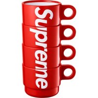 Supreme 슈프림 스태킹 컵 4set 레드