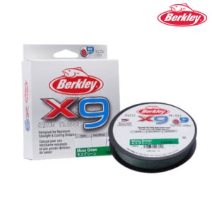 버클리 X9 9합사 300m 2.0호 국방색 - 2호 PE 낚시 카키