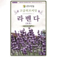 트루라벤더 허브씨앗 1g 약1000립 고급 허브종자 라벤다씨