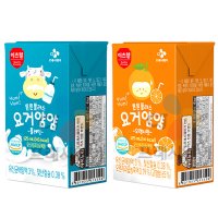 이츠웰 아이누리 튼튼플러스 요거얌얌 2가지맛 오렌지,플레인 125ml x 48개