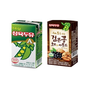 삼육두유 고소한맛 A 190ml 24팩+검은콩호두아몬드 190ml 24팩