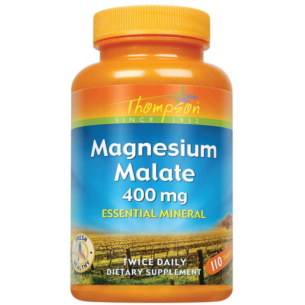 <b>톰슨 마그네슘</b> 말레이트 400mg 에센셜 미네랄 110타블렛 빠른직구