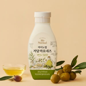 [자체배송] 마이노멀 엑스트라버진 올리브오일 저당 마요네즈 260g