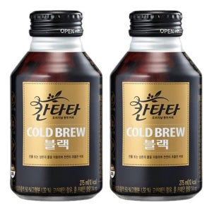 롯데 칸타타 콜드브루 블랙 275ml x 24개
