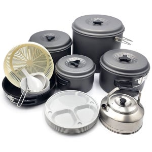 캠핑 코펠세트 10인용 특대형 냄비세트 알루미늄