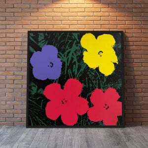 [그림닷컴] Flowers 11.73, 앤디 워홀 Andy Warhol 꽃 판화