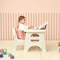 베네베네 유아 아기 테이블 멀티 디노 책상 의자 세트