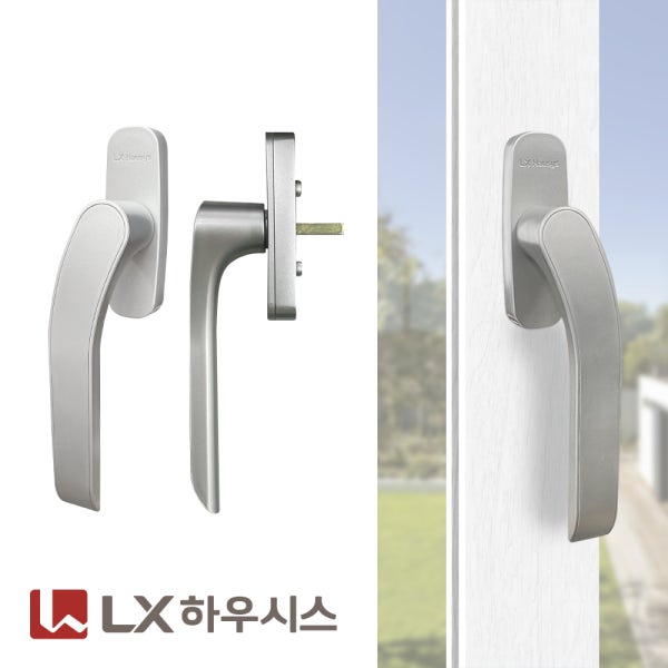 LG LX 엘지지인 하우시스 샷시손잡이 창호 창문 샤시 오토락 스쿼마 레버핸들 중 좌핸들