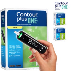 풀세트 컨투어플러스원 블루투스 혈당측정용품 슈가지니앱 연동