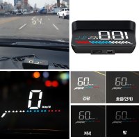 3S 삼에스 자동차속도계 계기판 헤드업디스플레이 HUD M7 OBD/GPS