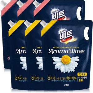 비트 액체세제 2L x 6개 일반 드럼 한박스