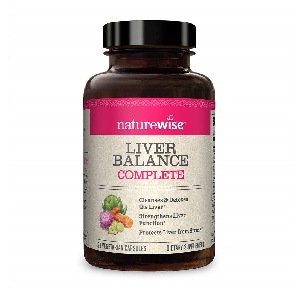 NatureWise Liver Balance <b>네이처와이즈</b> 밀크씨슬 터메릭 120정