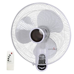 벽걸이선풍기 16WCR 리모컨/3엽날개 400mm 16인치/7시간타이머 3단풍량-일반풍 자연풍 수면풍/좌우회전 상하각도조절 선풍기