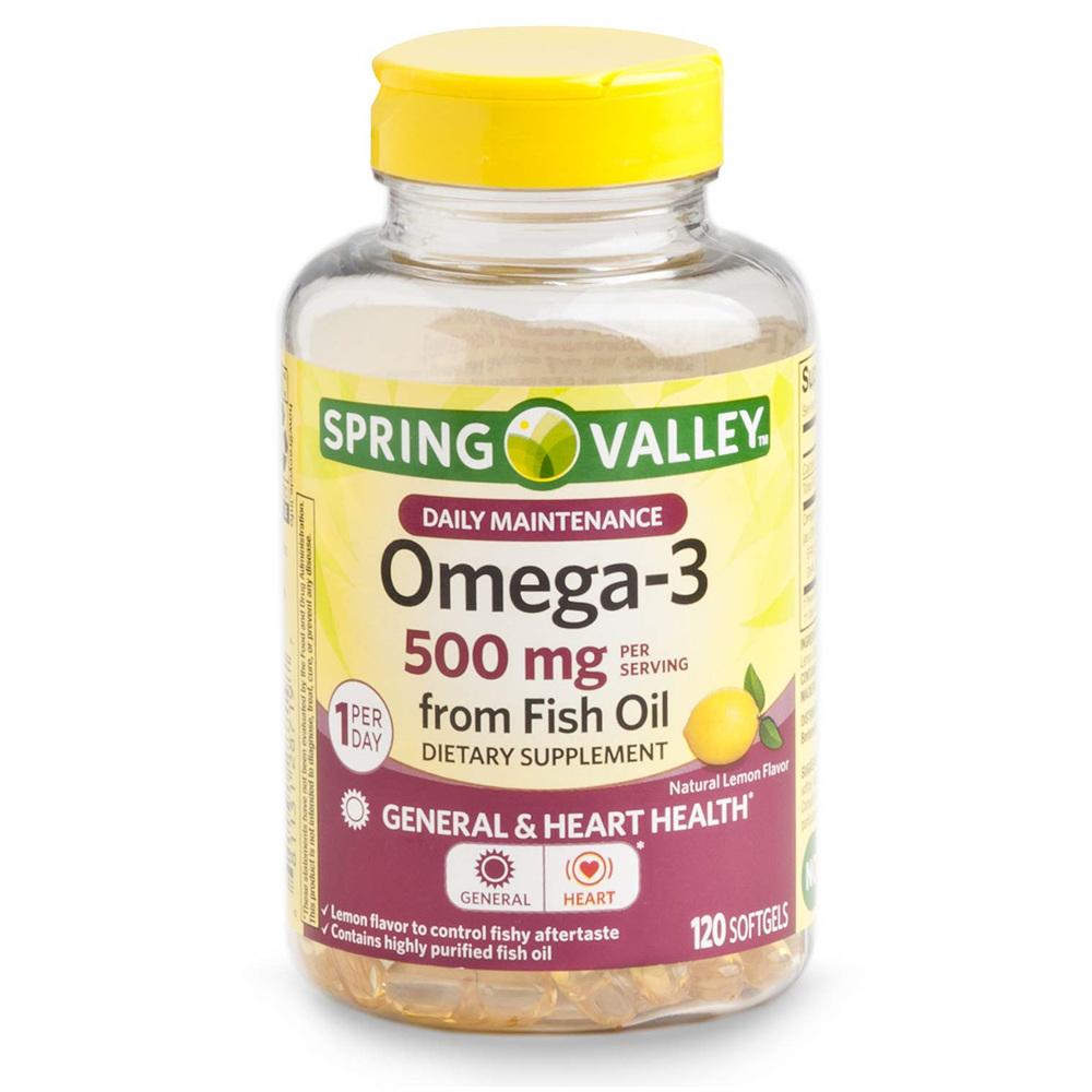 <b>스프링밸리</b> 오메가3 피쉬오일 500mg 120소프트젤