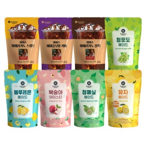 1+1 맥널티 아이스 파우치음료 190mL 10개입 골라담기+아이스보틀 증정