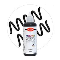 비바 글라스 데코 스티커 테두리펜 34 Black Viva Window Color 90ml